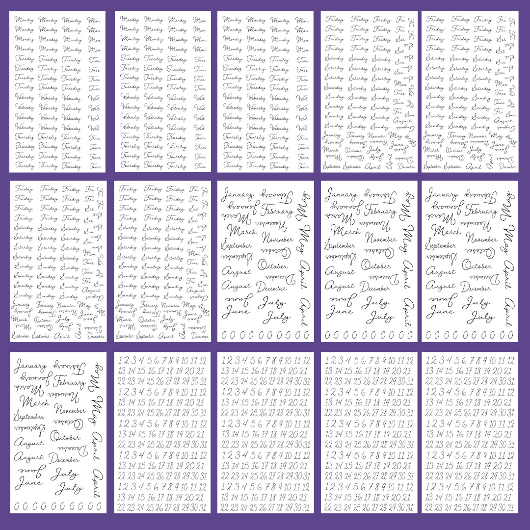 Date It! Sticker Book