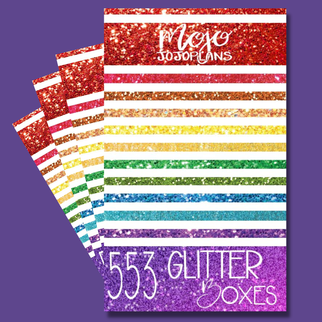 Glitter Boxes Sticker Book