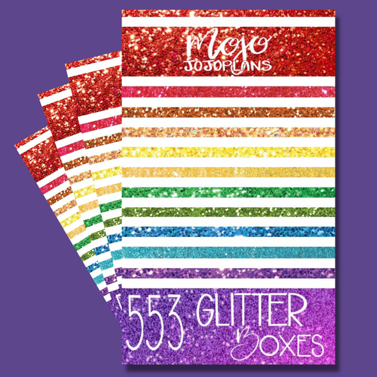 INDIVIDUAL SHEETS Glitter Boxes