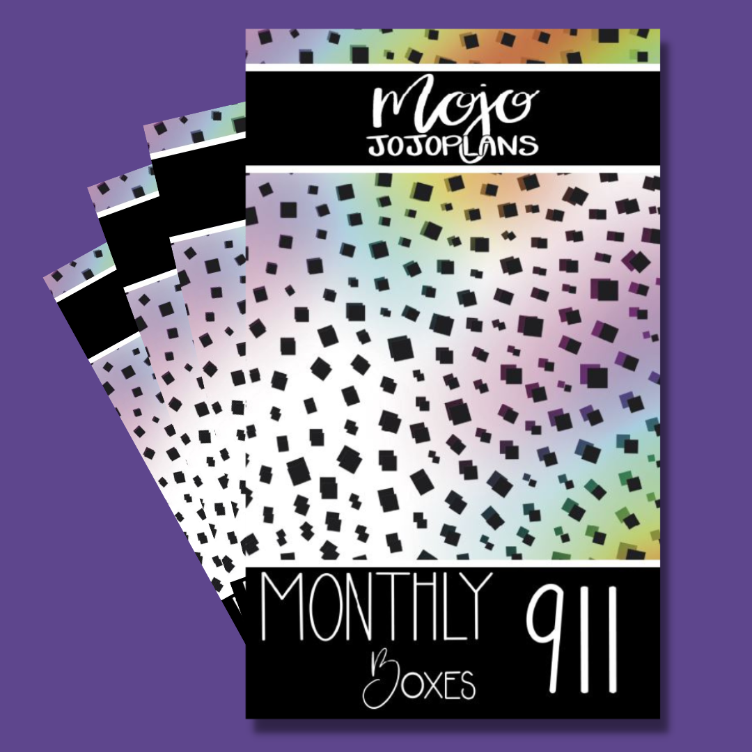 Monthly Boxes Sticker Book – Mojo_JojoPlans