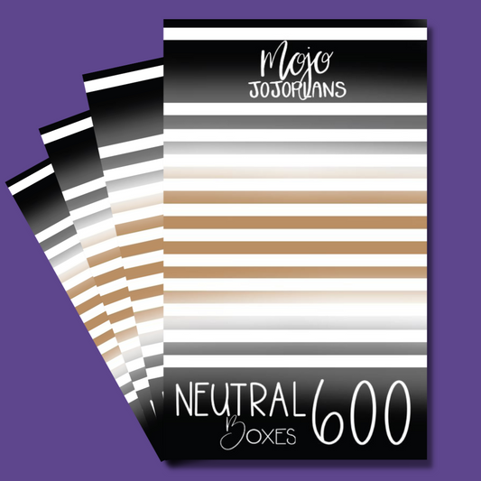 Neutral Boxes Sticker Book (Discontinued Version)