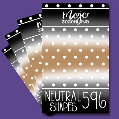 INDIVIDUAL SHEETS Neutral Shapes