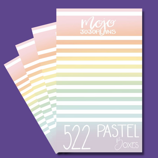 Pastel Boxes Sticker Book