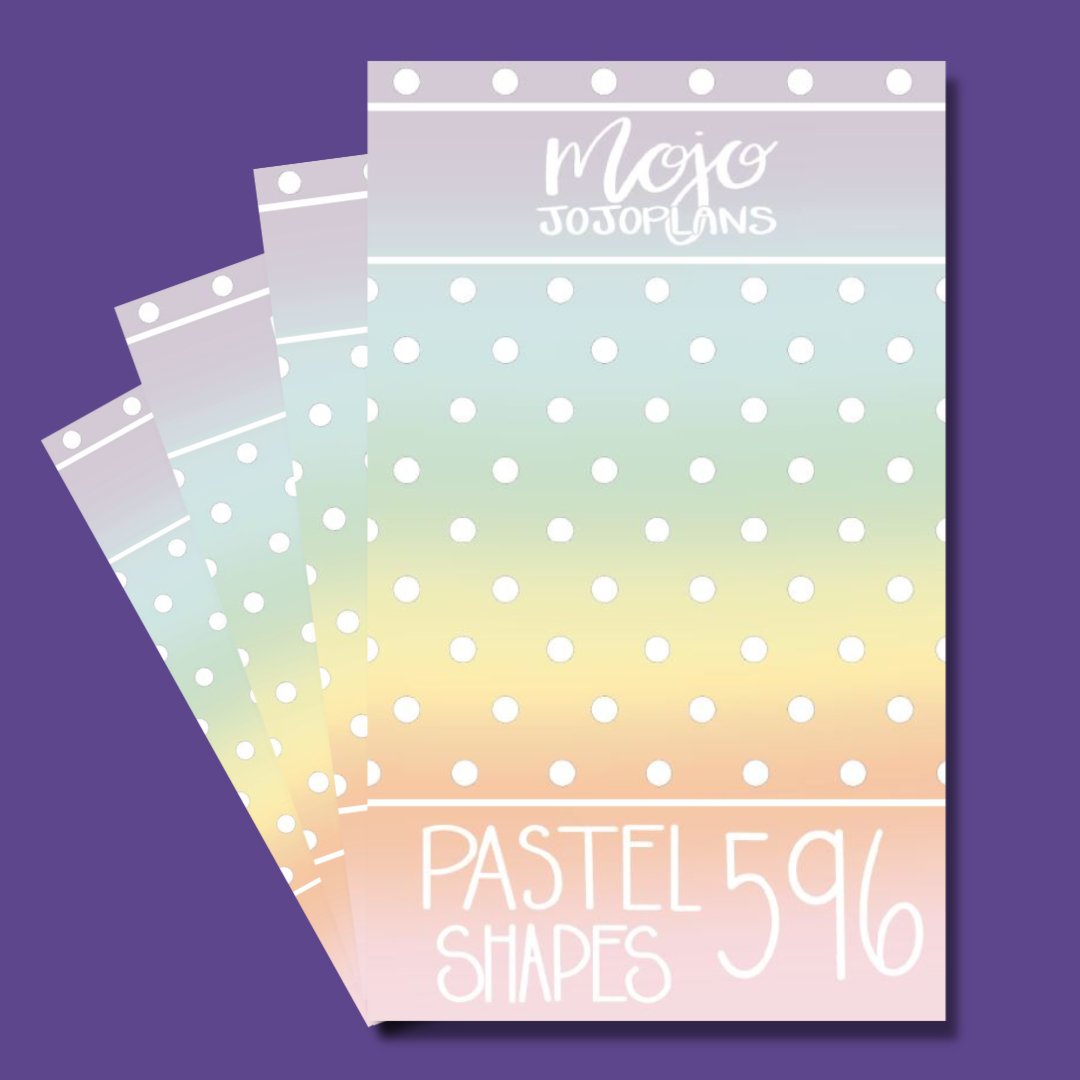 Pastel Shapes Sticker Book