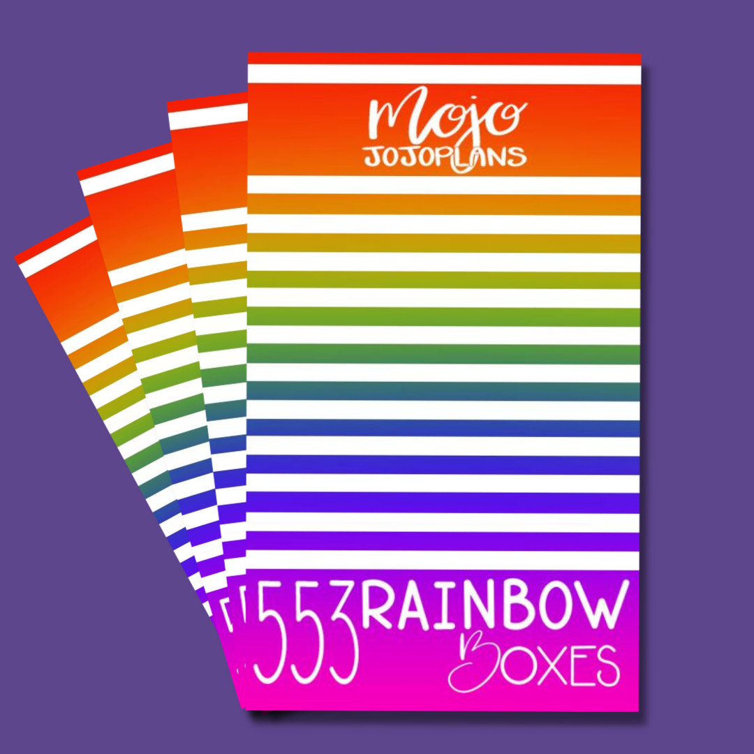 Rainbow Boxes Sticker Book