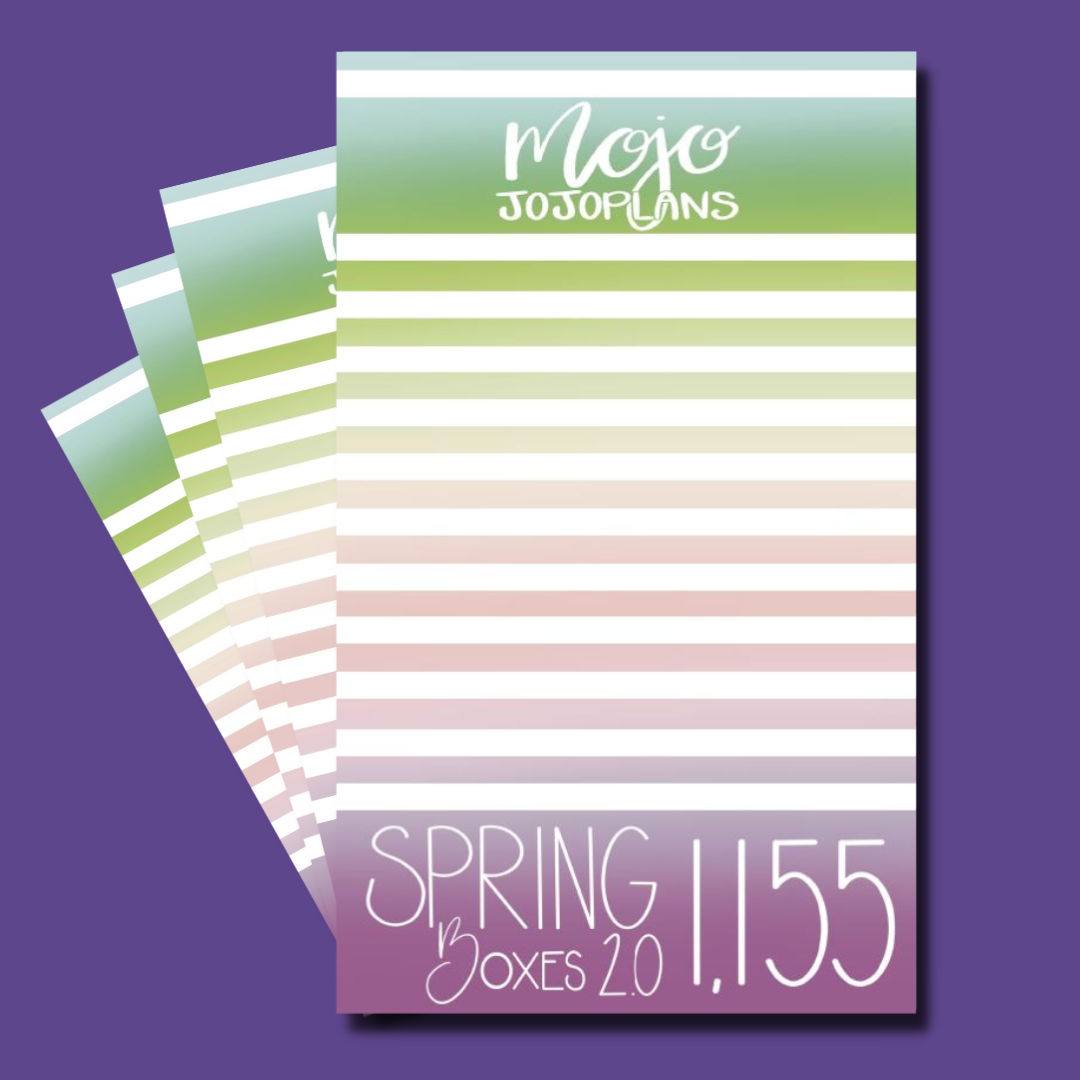 Spring Boxes 2.0 Sticker Book