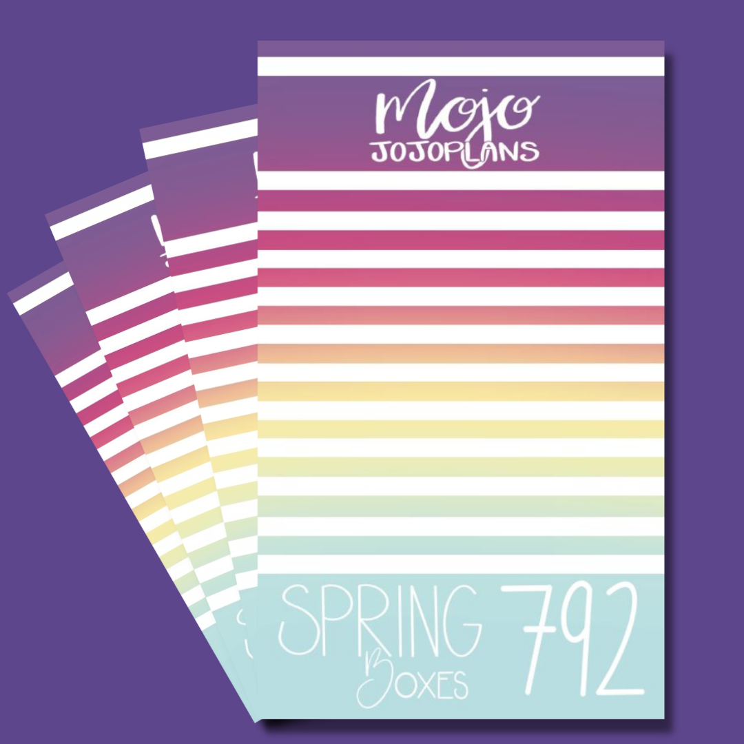 Spring Boxes Sticker Book