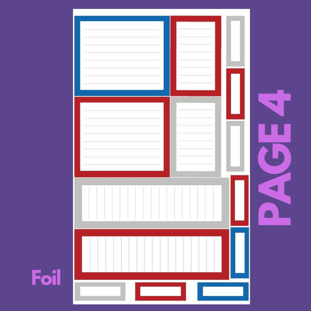 INDIVIDUAL SHEETS Summer Boxes 2.0