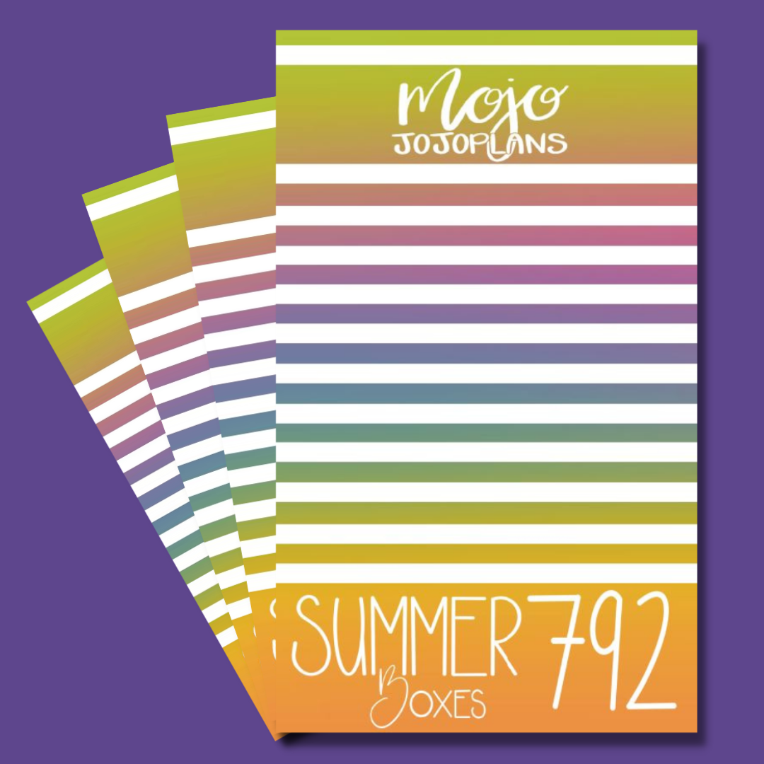 Summer Boxes Sticker Book