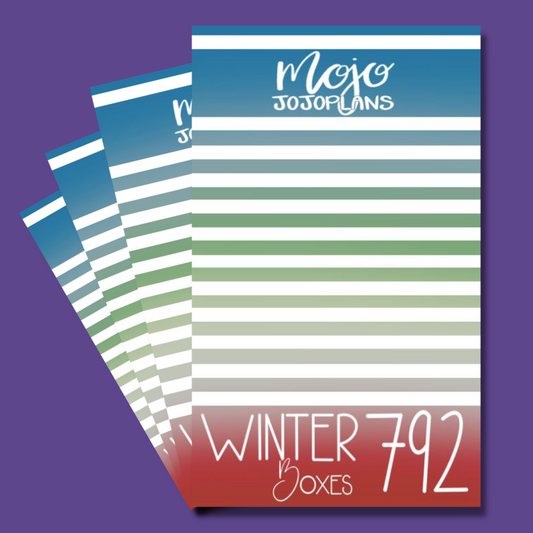 Winter Boxes Sticker Book