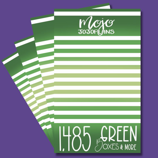Green Boxes & More Sticker Book