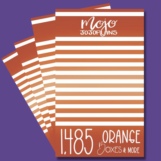 Orange Boxes & More Sticker Book
