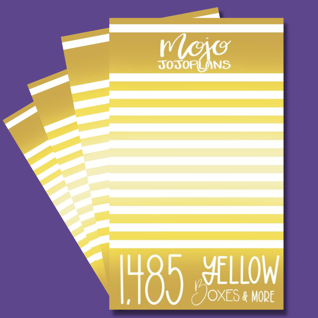 Yellow Boxes & More Sticker Book